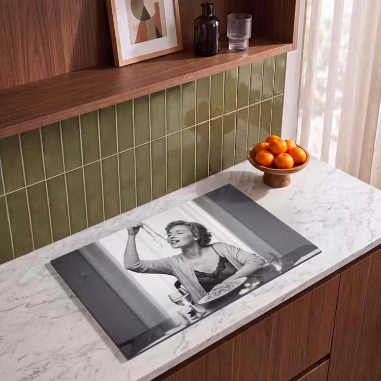 Inductie beschermer - Vrouw - Spaghetti - Zwart - Wit — 4