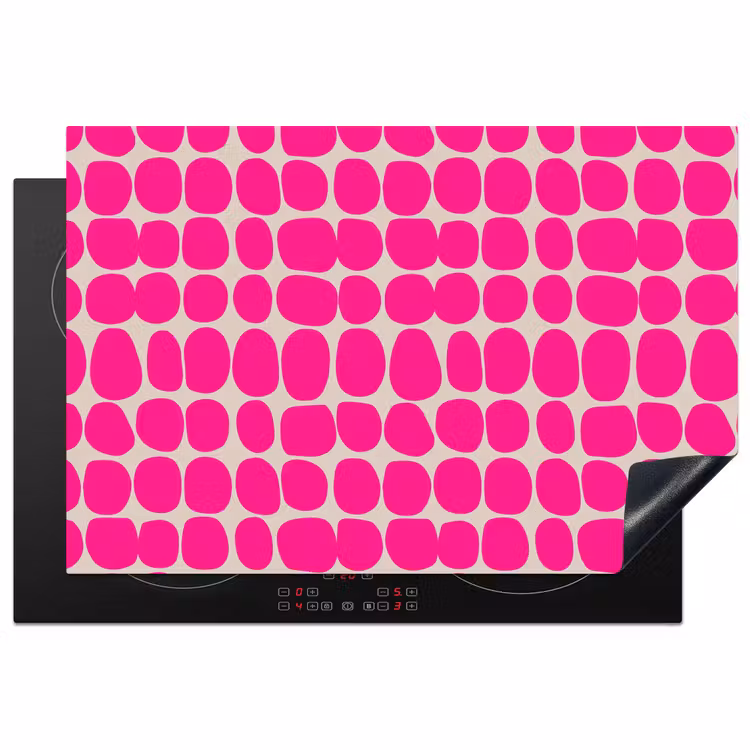 Inductie beschermer - Stippen - Patroon - Roze — 2