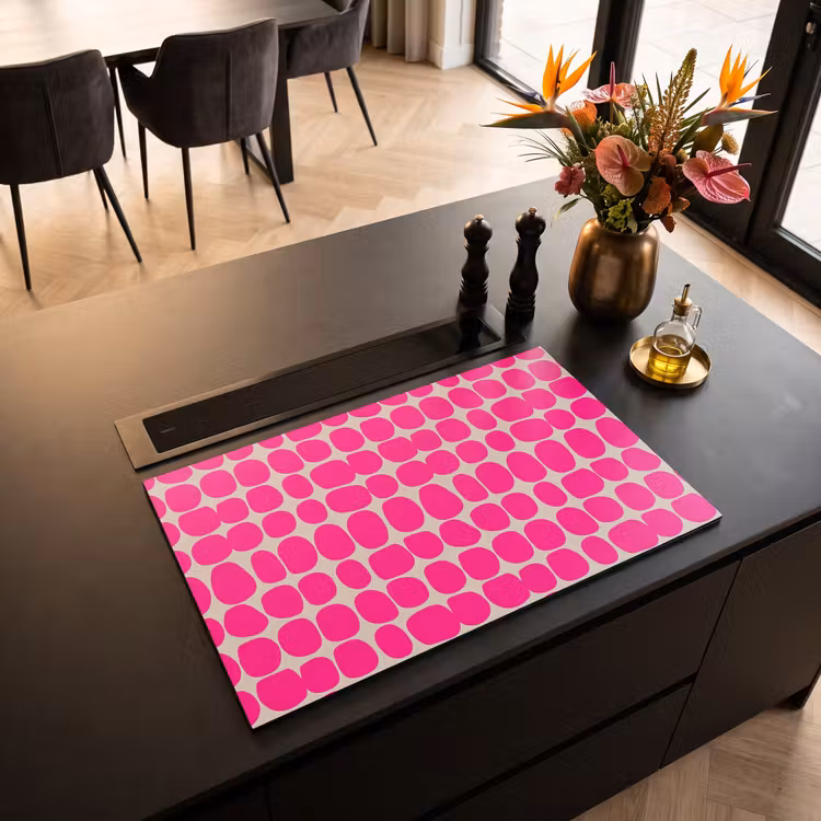 Inductie beschermer - Stippen - Patroon - Roze — 3