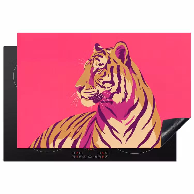Inductie beschermer - Tijger - Modern - Neon — 2