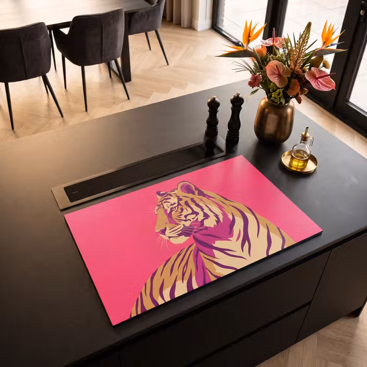 Inductie beschermer - Tijger - Modern - Neon — 3