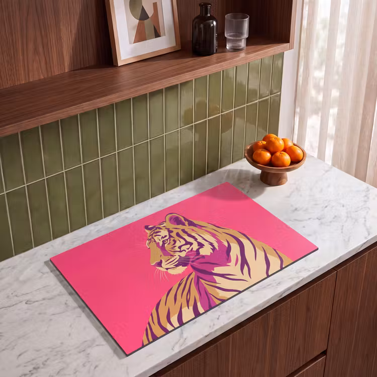 Inductie beschermer - Tijger - Modern - Neon — 4