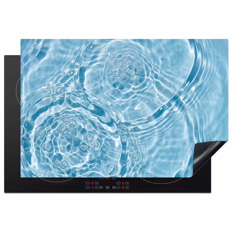 Inductie beschermer - Water - Blauw - bubbels — 2