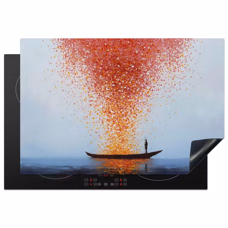 Inductie beschermer - Wolk - Confetti - Boot - Wateroppervlakte — 1