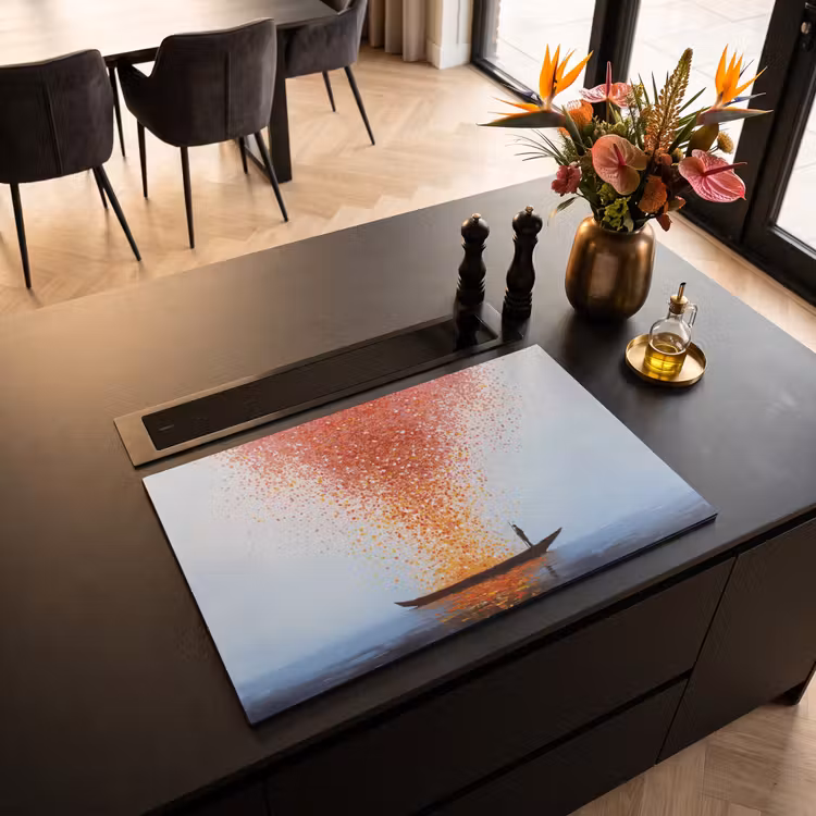 Inductie beschermer - Wolk - Confetti - Boot - Wateroppervlakte — 3