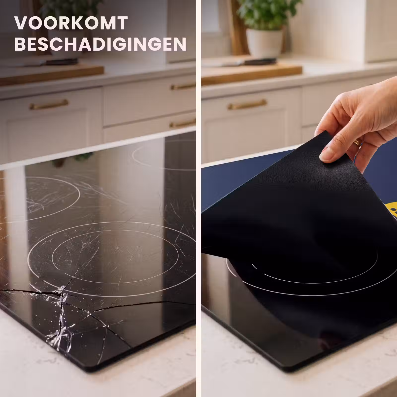 Inductie beschermer - Think big - Blauw - Geel — 1