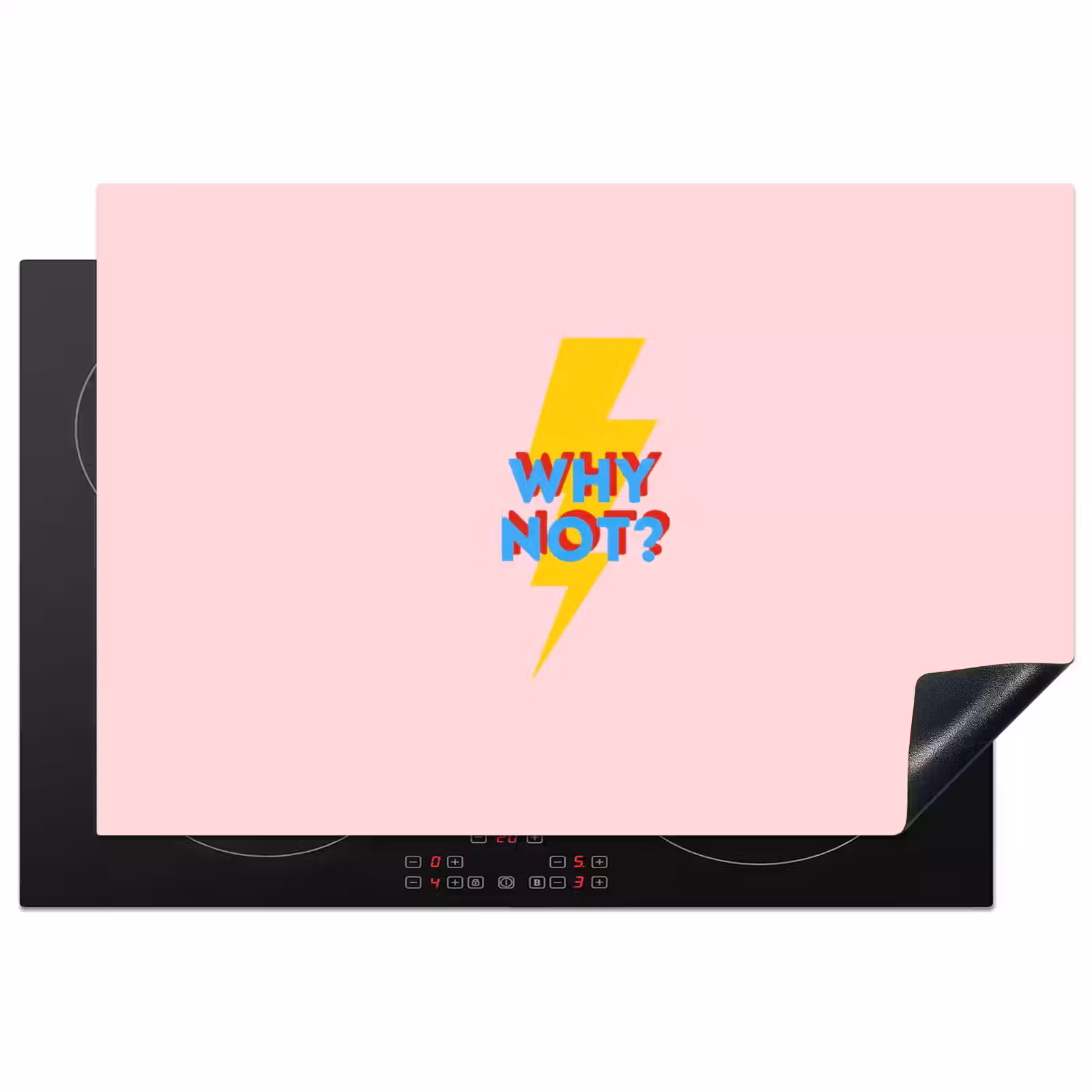 Inductie beschermer - Why not - Bliksem - Roze — 1