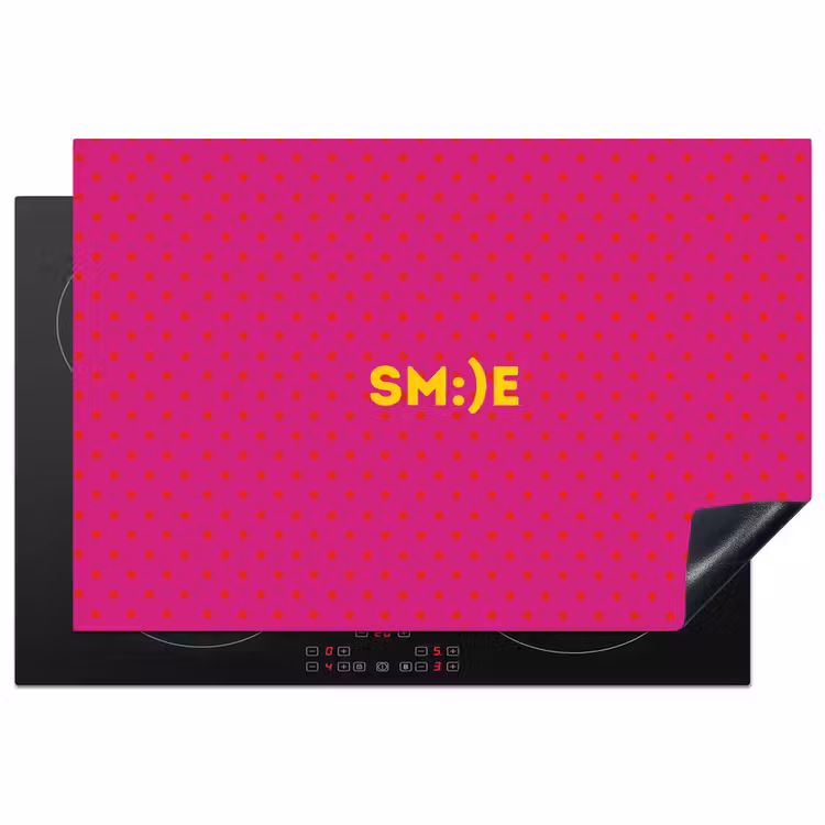 Inductie beschermer - Smile - Stippen - Roze — 2