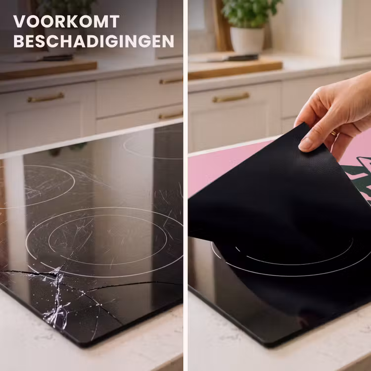 Inductie beschermer - Tekst - Grafisch - Groen - Schaduw — 2