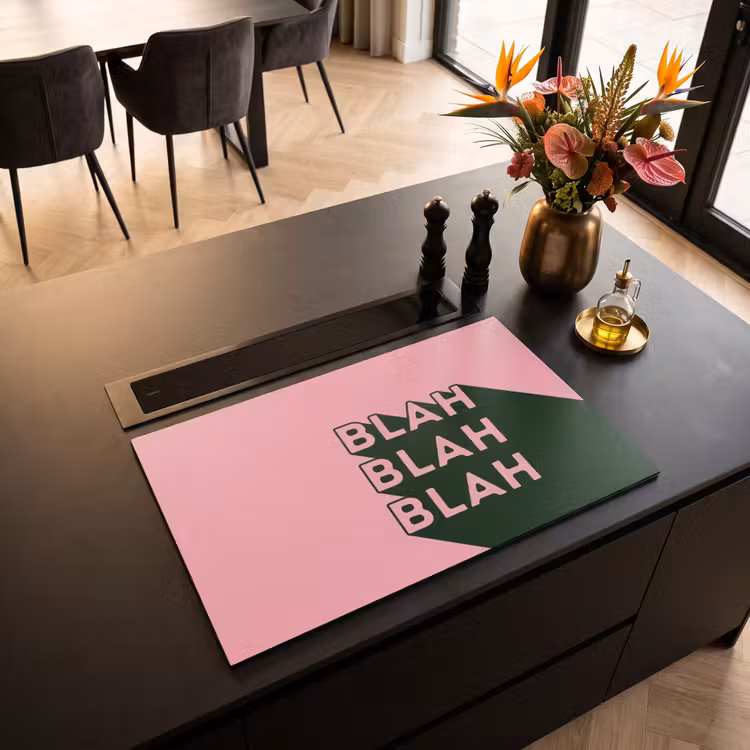 Inductie beschermer - Tekst - Grafisch - Groen - Schaduw — 3