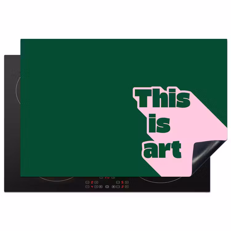 Inductie beschermer - This is art - Schaduw - Roze — 1