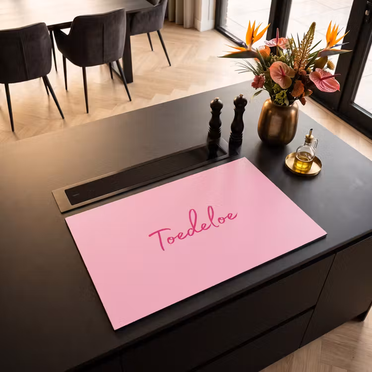 Inductie beschermer - Toedeloe - Roze - Minimalistisch — 3