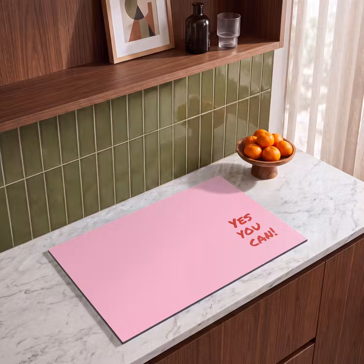 Inductie beschermer - Yes you can do it - Rood - Roze — 4