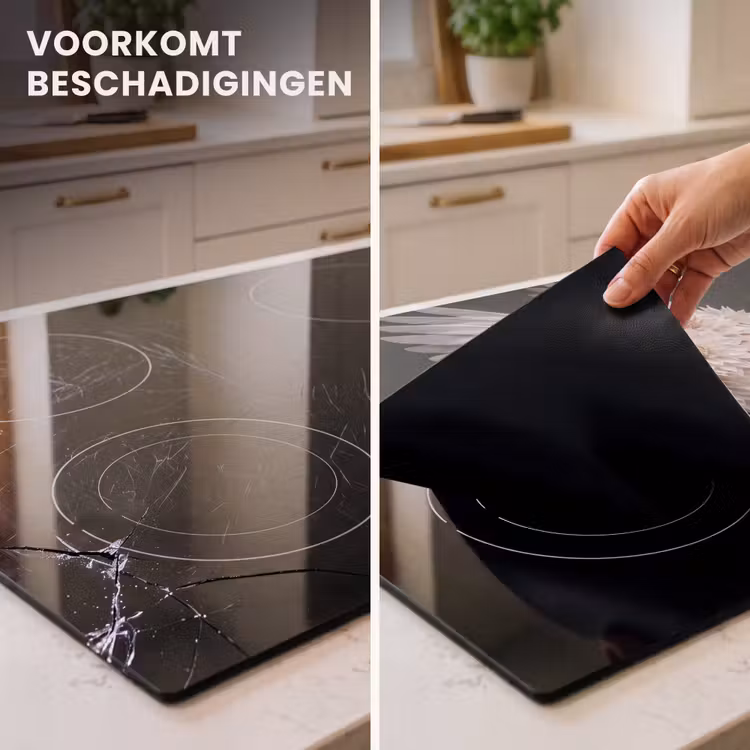 Inductie beschermer - Vleugels - Vrouw - Wit — 1