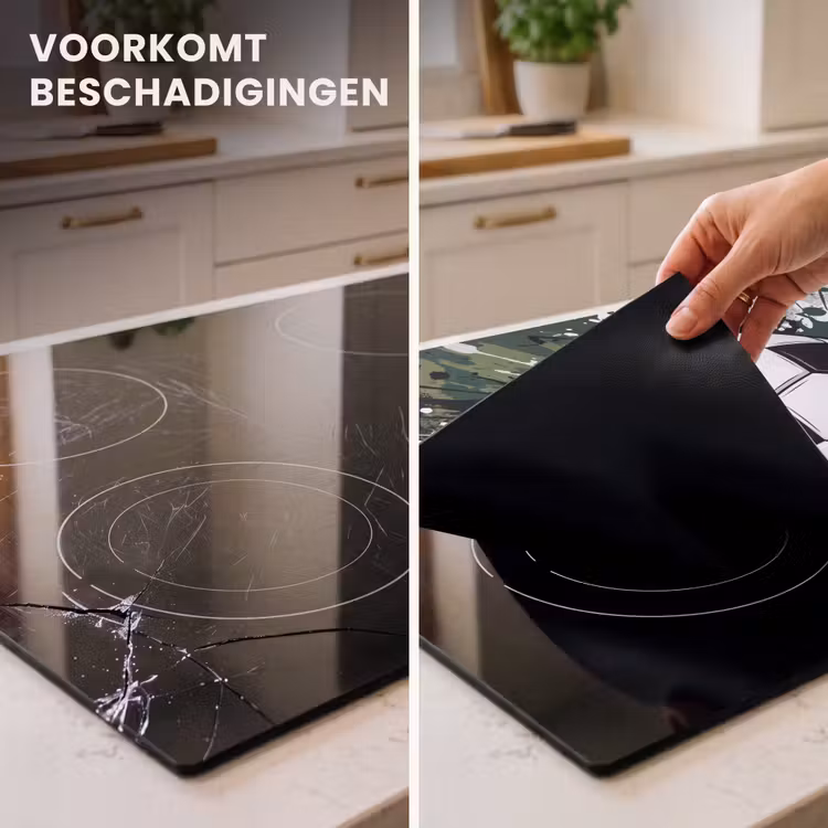Inductie beschermer - Voetbal - Verf - Spetters - Groen — 1