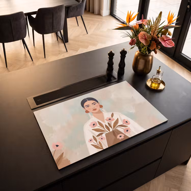 Inductie beschermer - Vrouw - Kimono - Pastel — 3