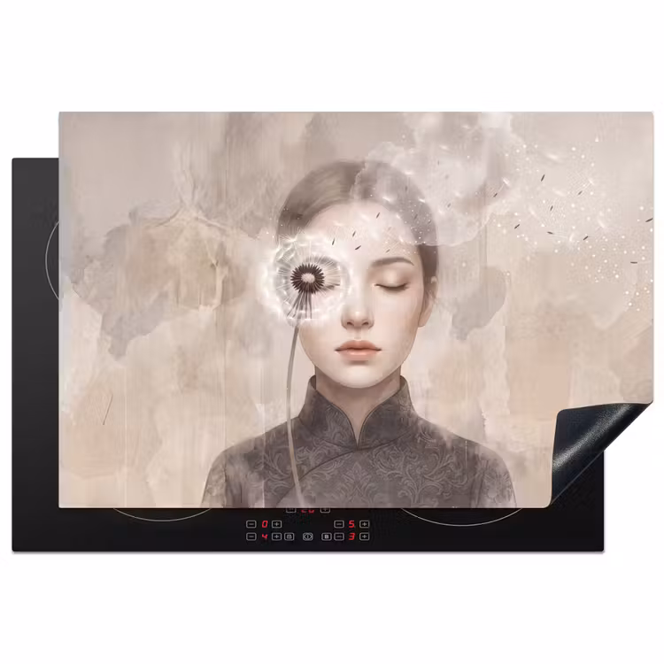 Inductie beschermer - Vrouw - Sereen - Grijs — 2