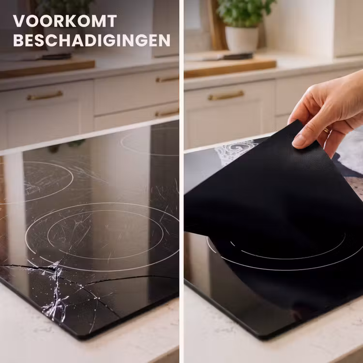 Inductie beschermer - Vrouw - Zwaan - Wit — 1