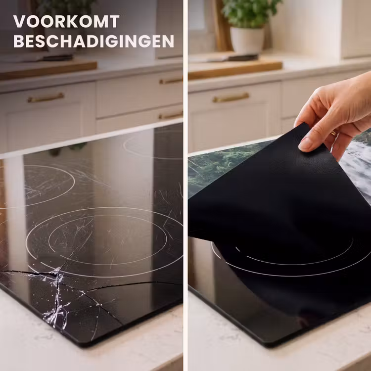 Inductie beschermer - Waterval - Bos - Natuur - Groen — 1