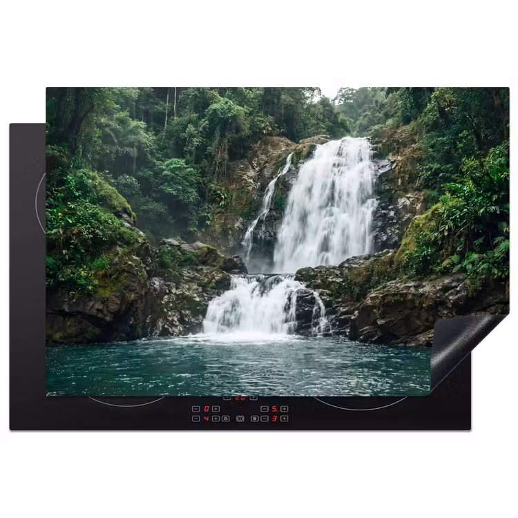 Inductie beschermer - Waterval - Bos - Natuur - Groen — 2