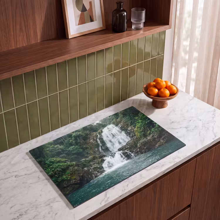 Inductie beschermer - Waterval - Bos - Natuur - Groen — 4