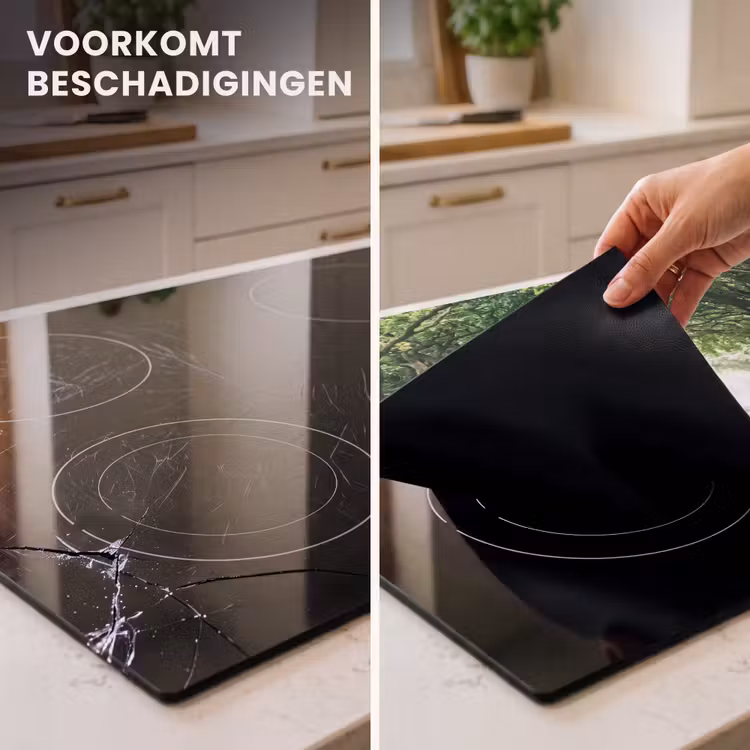 Inductie beschermer - Weg - Bomen - Natuur - Groen — 1