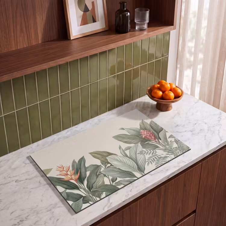 Inductie beschermer - Tropisch - Planten - Modern - Groen — 4