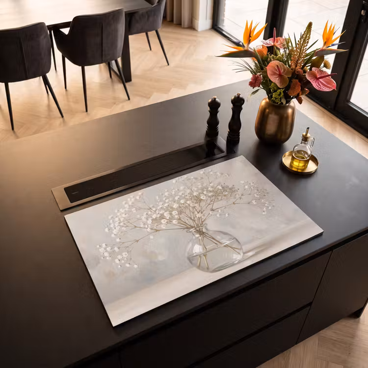 Inductie beschermer - Vaas - Gipskruid - Wit — 3