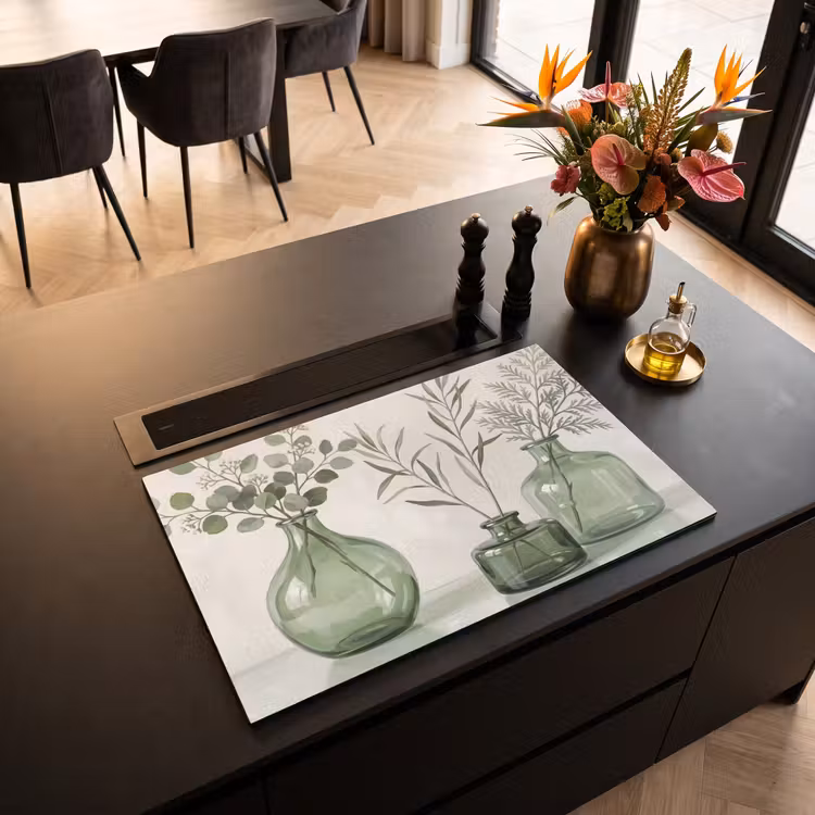 Inductie beschermer - Vazen - Bladeren - Groen — 3
