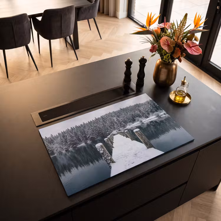 Inductie beschermer - Steiger - Meer - Sneeuw - Bergen - Rustgevend — 3