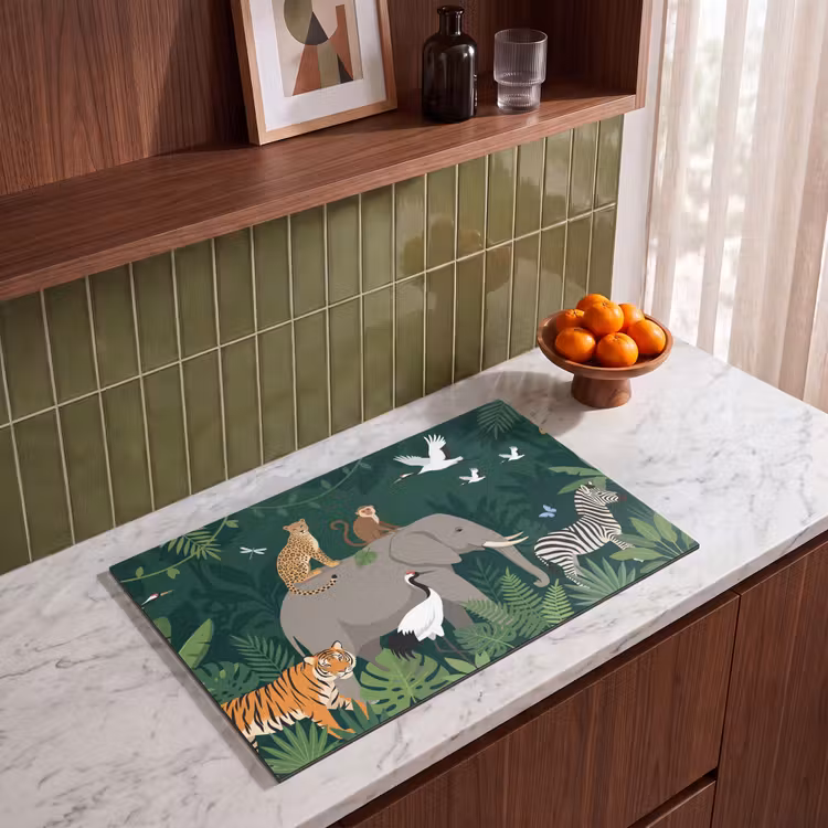 Inductie beschermer - Tropisch - Jungle - Groen — 4