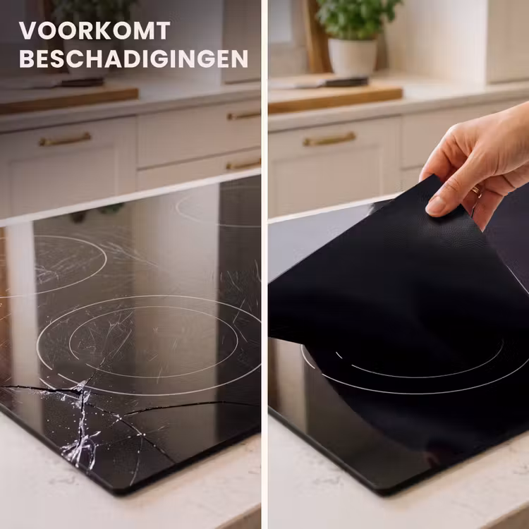 Inductie beschermer - Vrouw - Profiel - Mensen - Zwart-wit — 2