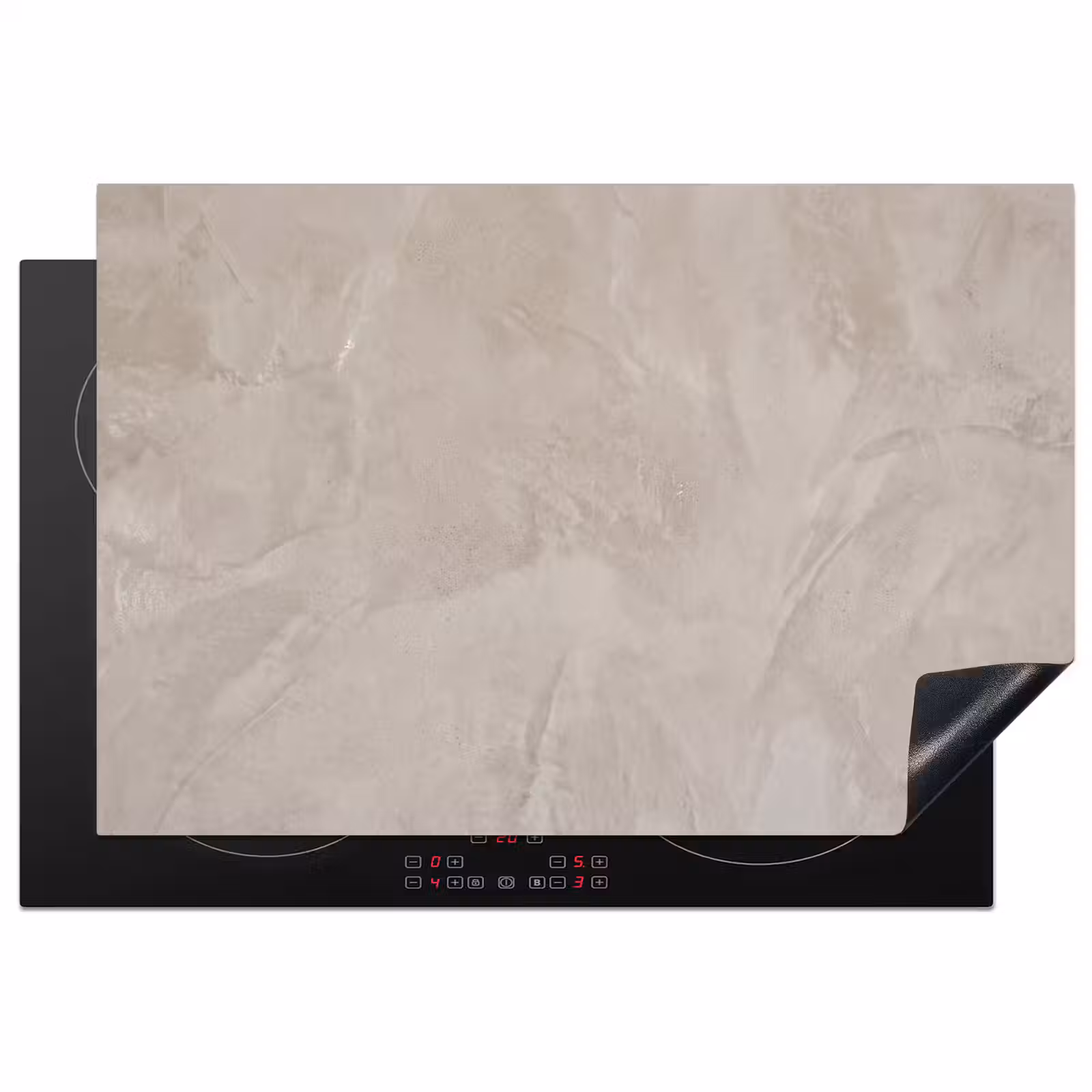 Inductie beschermer - Textuur - Wand - Modern - Beige - Abstract — 1