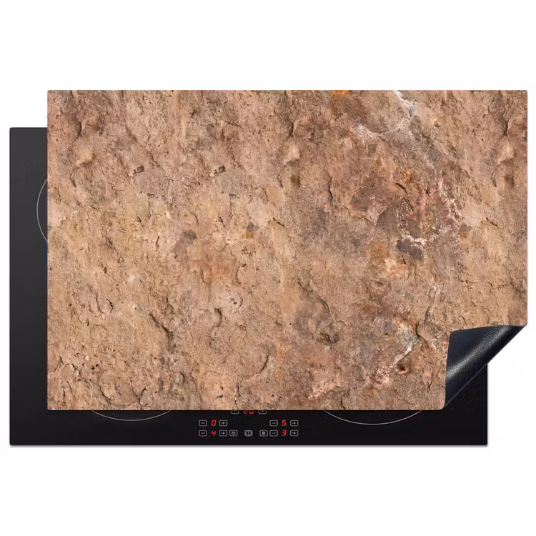 Inductie beschermer - Steen - Natuur - Textuur - Abstract - Bruin — 1