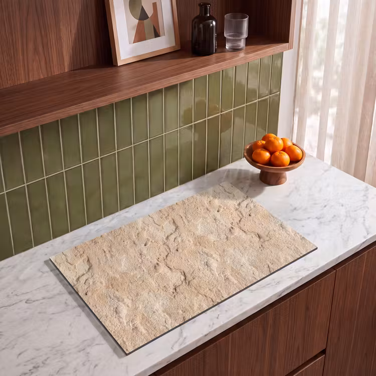 Inductie beschermer - Textuur - Steen - Natuur - Beige — 4
