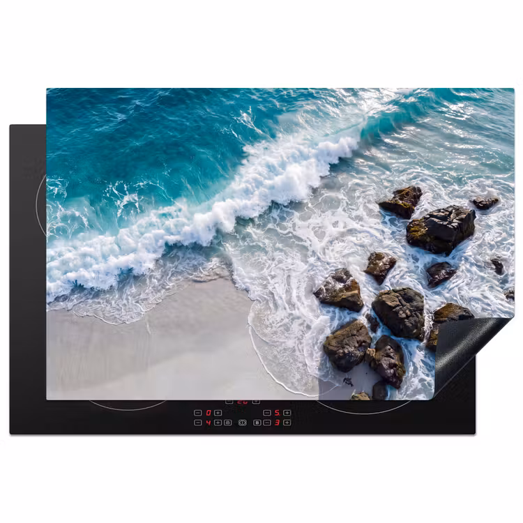 Inductie beschermer - Zee - Golf - Strand - Natuur - Blauw — 1