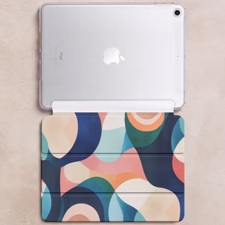 iPad hoes - Abstract - Blauw - Roze — 6