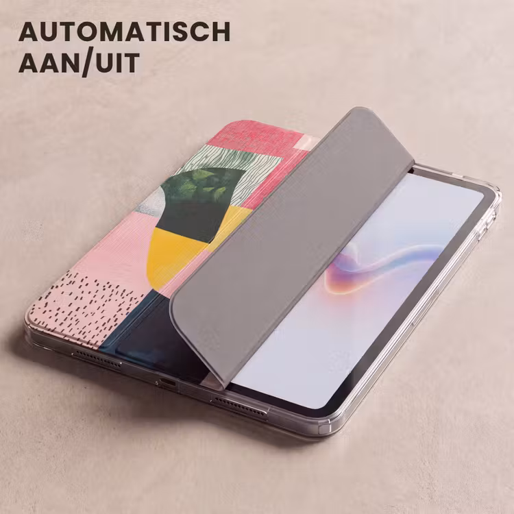 iPad hoes - Abstract - Roze - Lappen - Vormen - Geel — 4