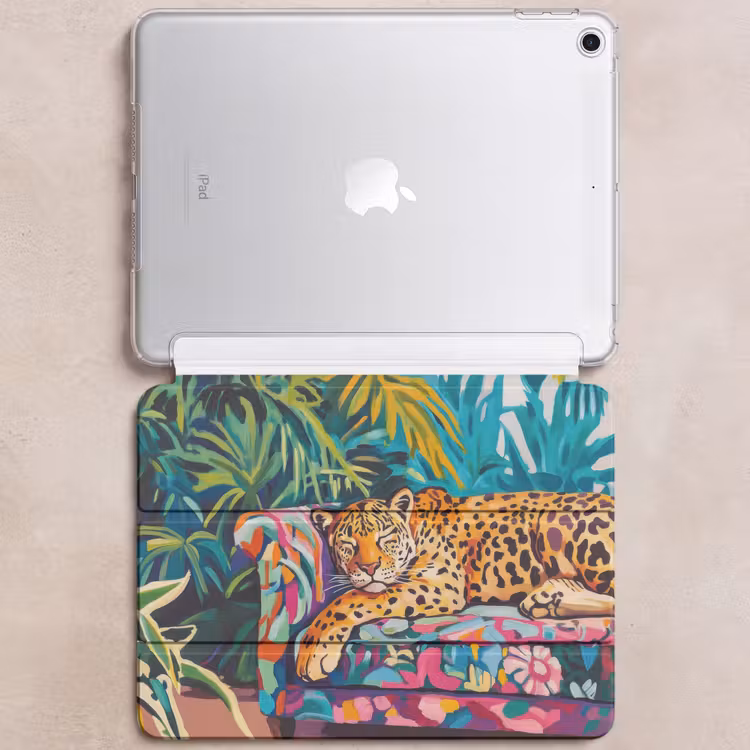 iPad hoes - Luipaard - Kleurrijk - Tropisch — 6
