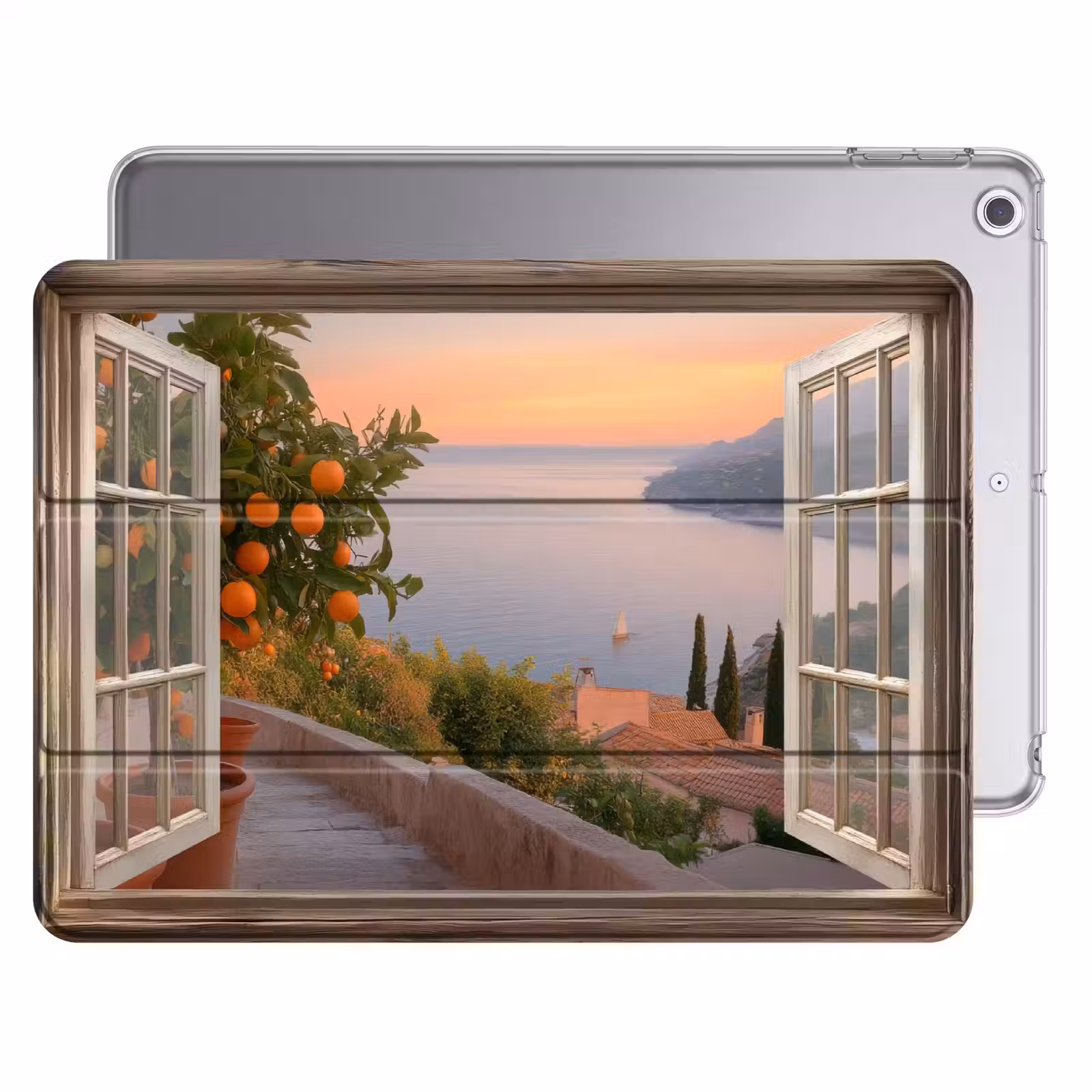 iPad hoes - Doorkijk - Uitzicht - Meer - Landschap — 1