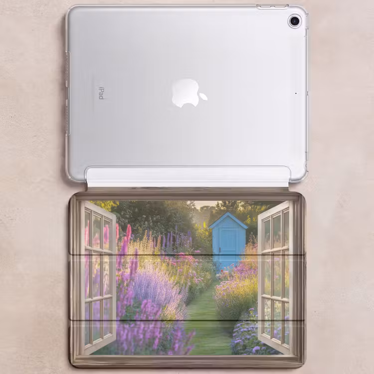iPad hoes - Doorkijk - Bloemen - Raam - Natuur — 6