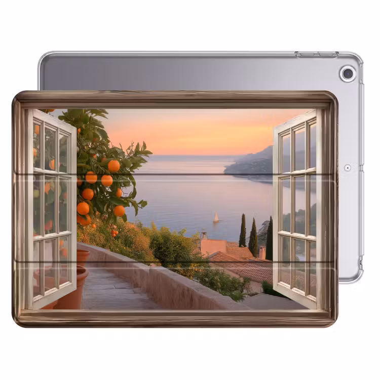 iPad hoes - Doorkijk - Uitzicht - Meer - Landschap — 1