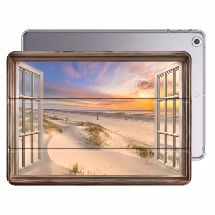 iPad hoes - Doorkijk - Strand - Duinen - Natuur - Landschap — 1