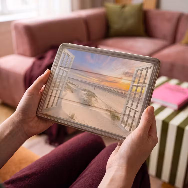 iPad hoes - Doorkijk - Strand - Duinen - Natuur - Landschap — 3
