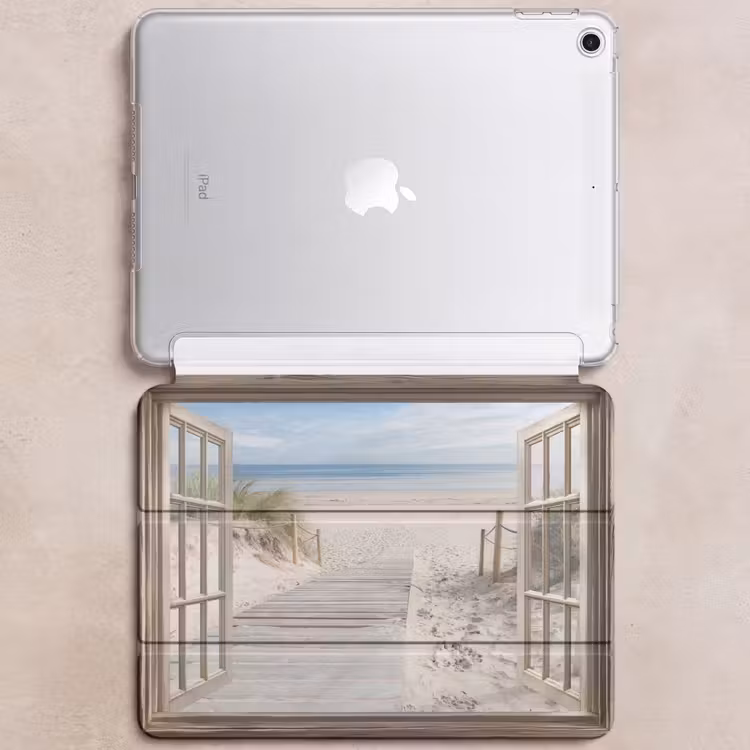 iPad hoes - Doorkijk - Strand - Duinen - Pad - Landschap — 6