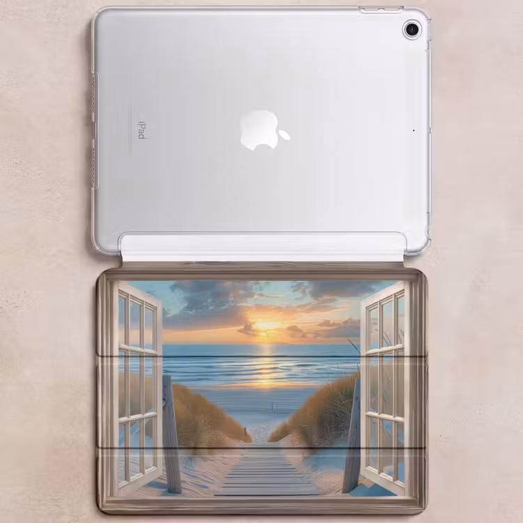 iPad hoes - Doorkijk - Strand - Pad - Zonsondergang — 6