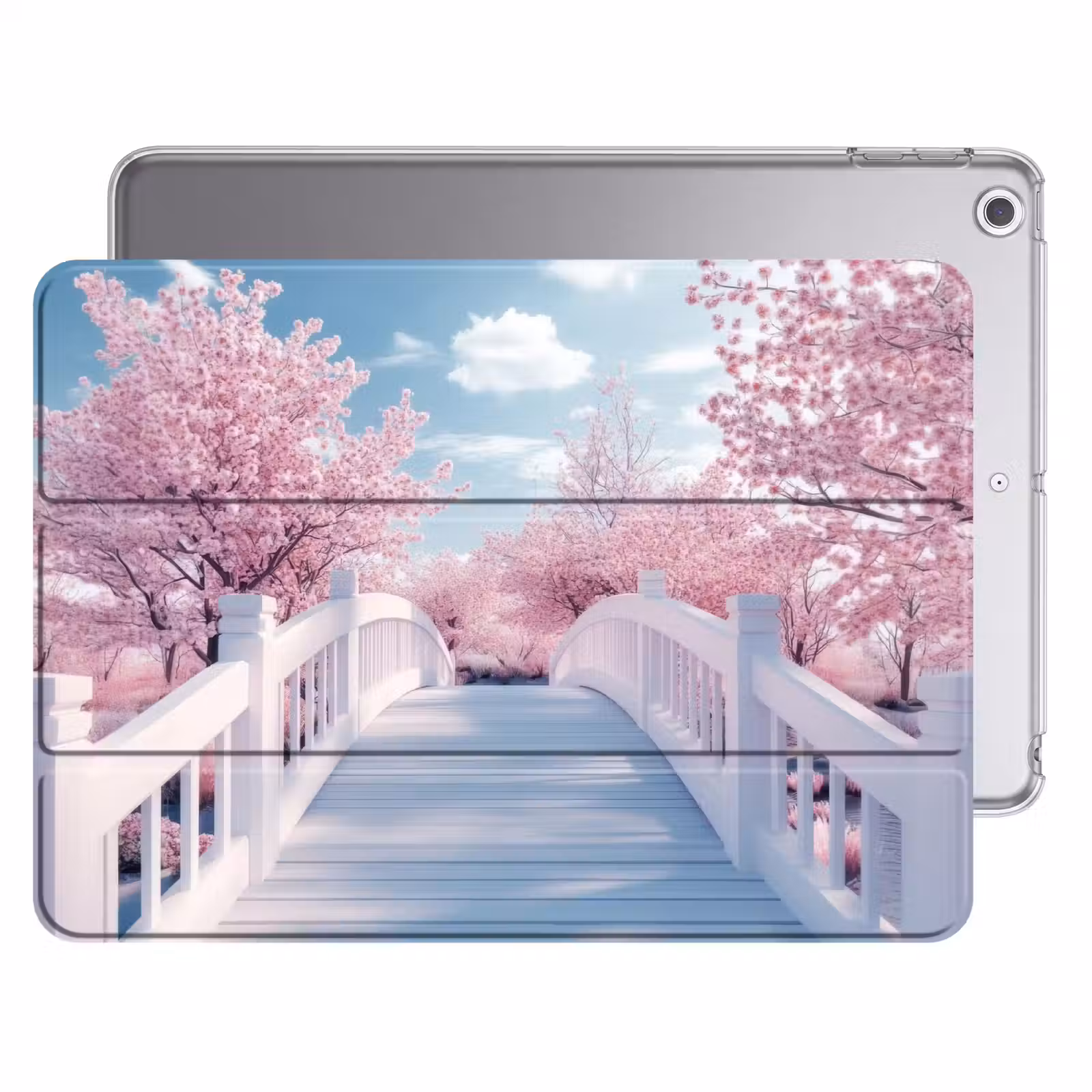 iPad hoes - Brug - Kersenbomen - Wit — 1