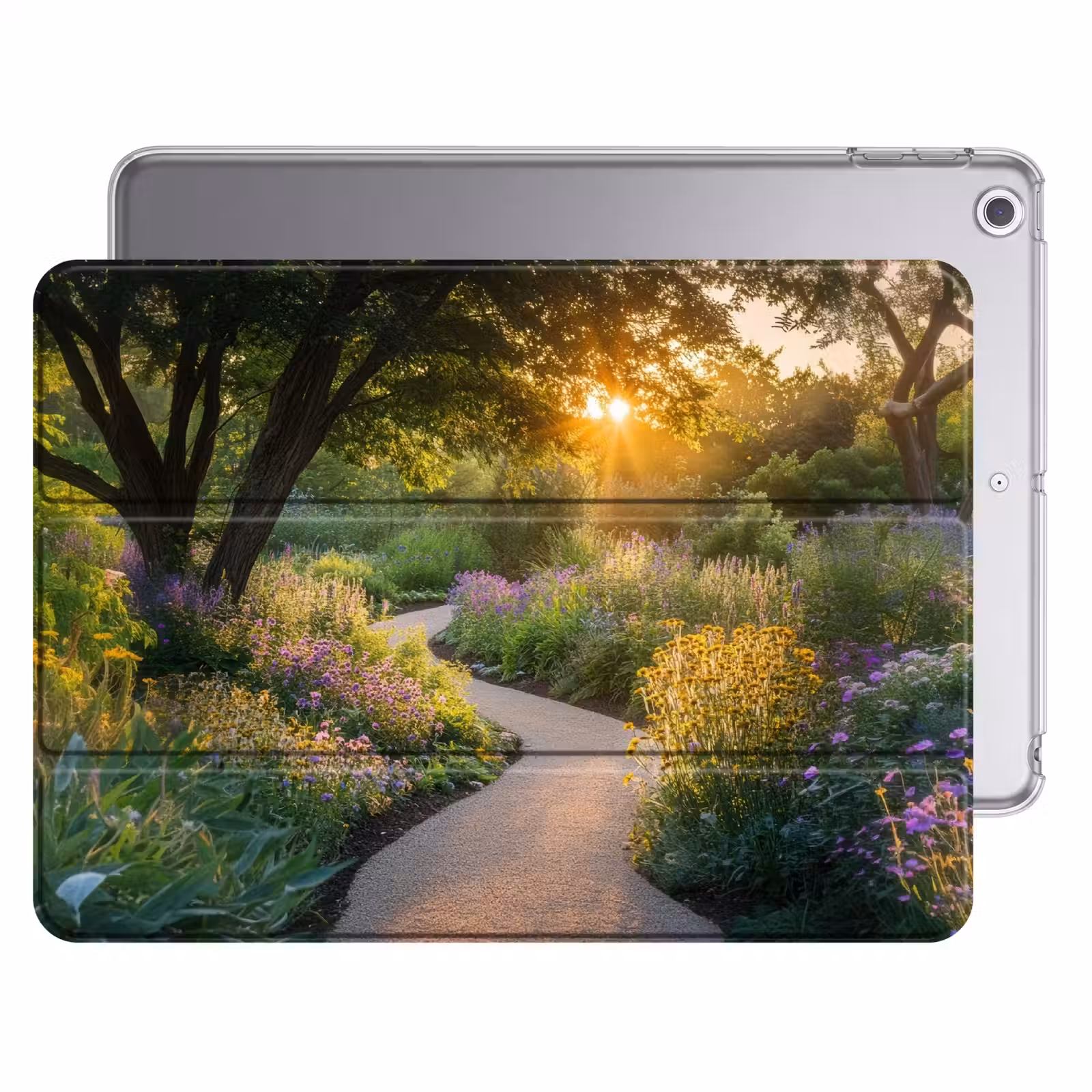 iPad hoes - Pad - Bloemen - Park — 1