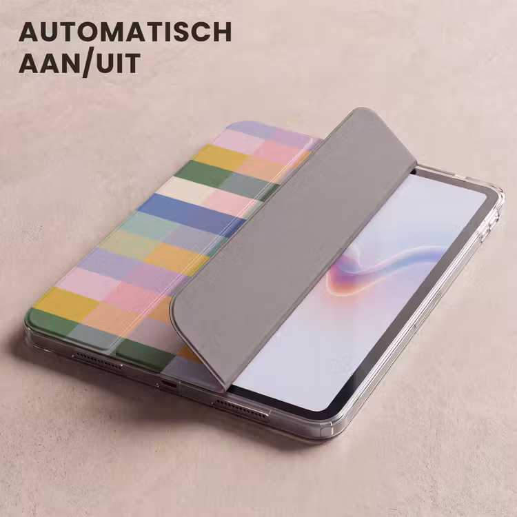 iPad hoes - Blokken - Vierkant - Patroon - Gekleurd — 4
