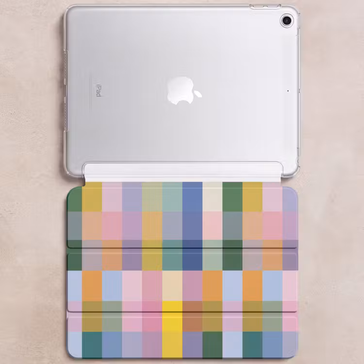 iPad hoes - Blokken - Vierkant - Patroon - Gekleurd — 6
